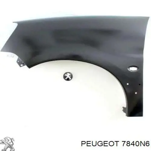 7840N6 Peugeot/Citroen Błotnik przedni lewy
