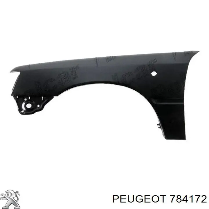 Do koszyka 784172 Peugeot/Citroen Błotnik przedni prawy