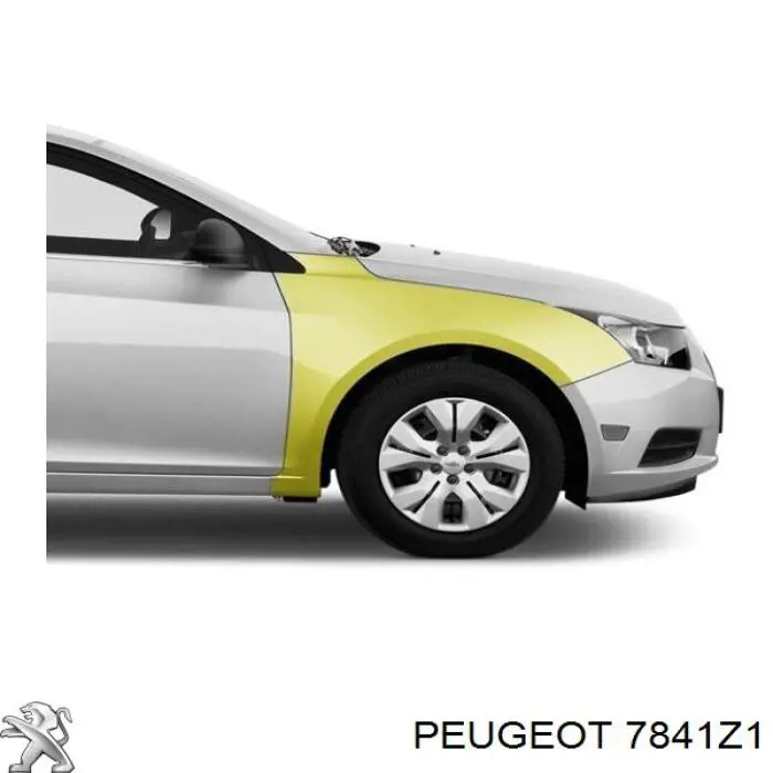7841Z1 Peugeot/Citroen Błotnik przedni prawy