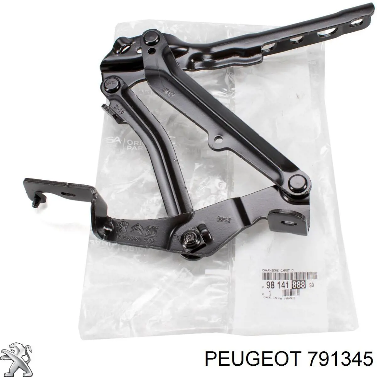 Do koszyka 791345 Peugeot/Citroen Zawias maski prawy