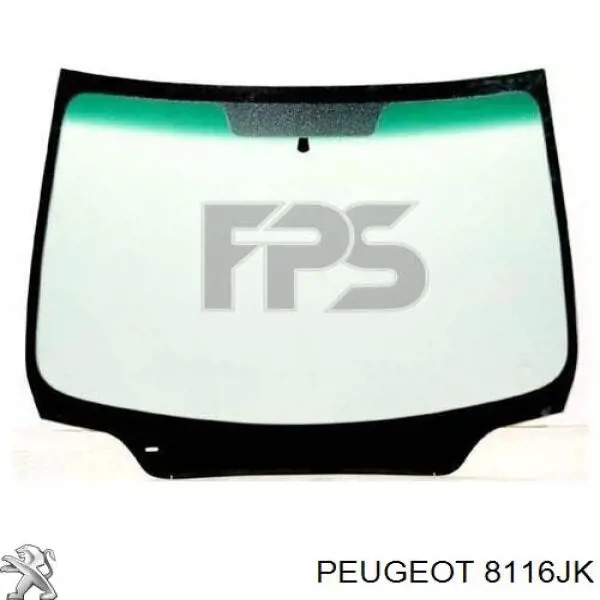 8116JK Peugeot/Citroen Szyba przednia