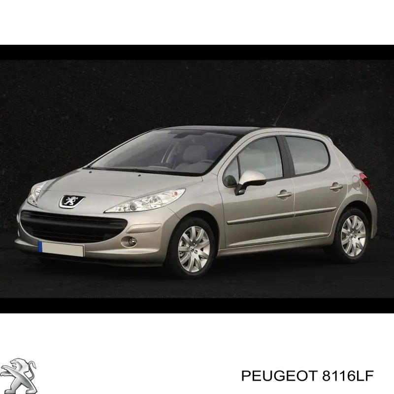 8116LF Peugeot/Citroen Szyba przednia