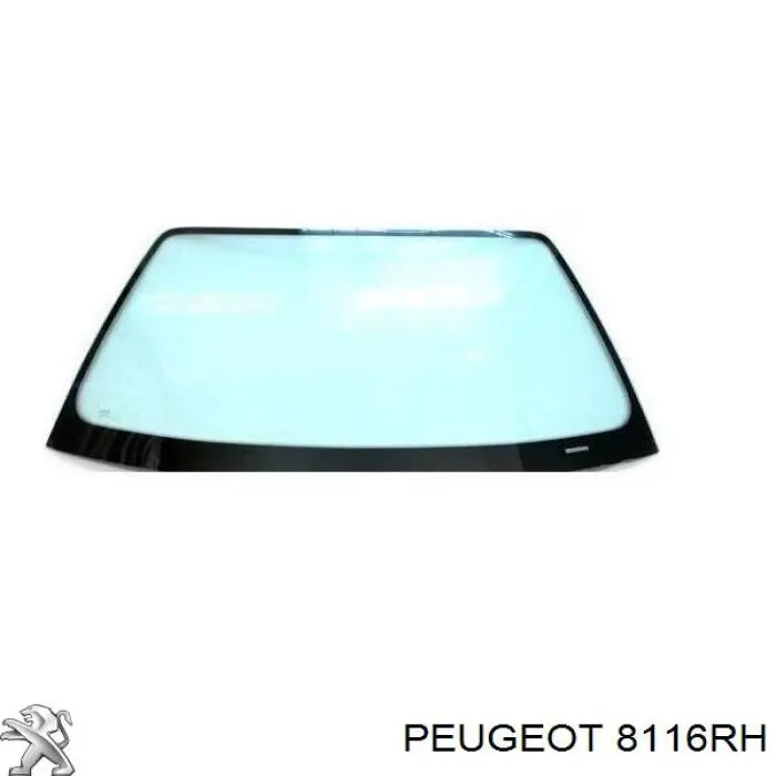 8116RH Peugeot/Citroen Szyba przednia