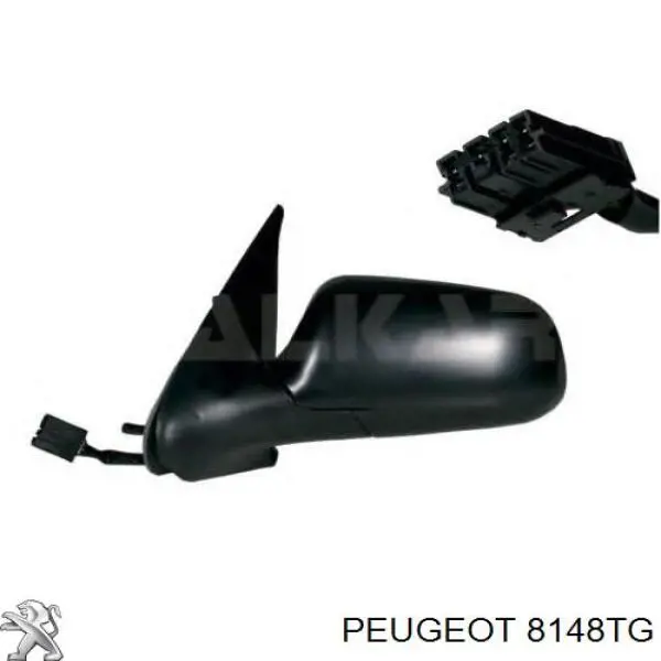 8148TG Peugeot/Citroen Lusterko wsteczne lewe