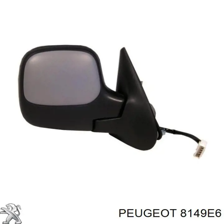 Do koszyka 8149E6 Peugeot/Citroen Lusterko wsteczne prawe
