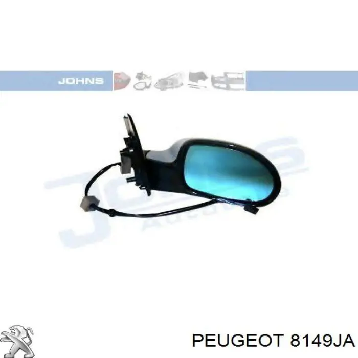 Do koszyka Lusterko wsteczne prawe Citroen C5 I DC