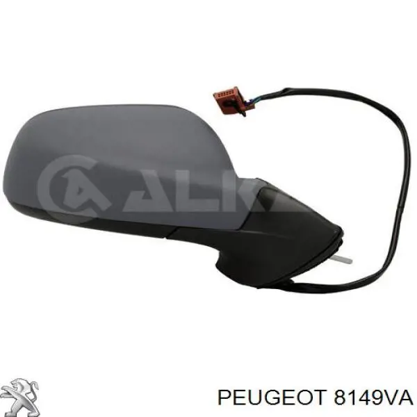 Lusterko wsteczne prawe Peugeot/Citroen 8149VA cena, od 61,43 USD