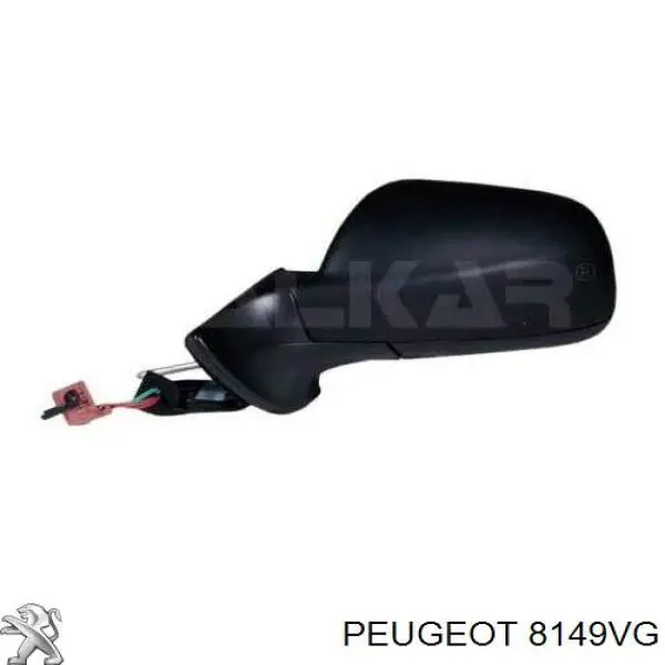 Lusterko wsteczne lewe Peugeot/Citroen 8149VG cena, od 62,90 USD