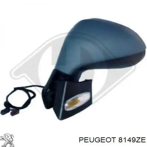 Lusterko wsteczne lewe Peugeot/Citroen 8149ZE cena, od 74,35 USD