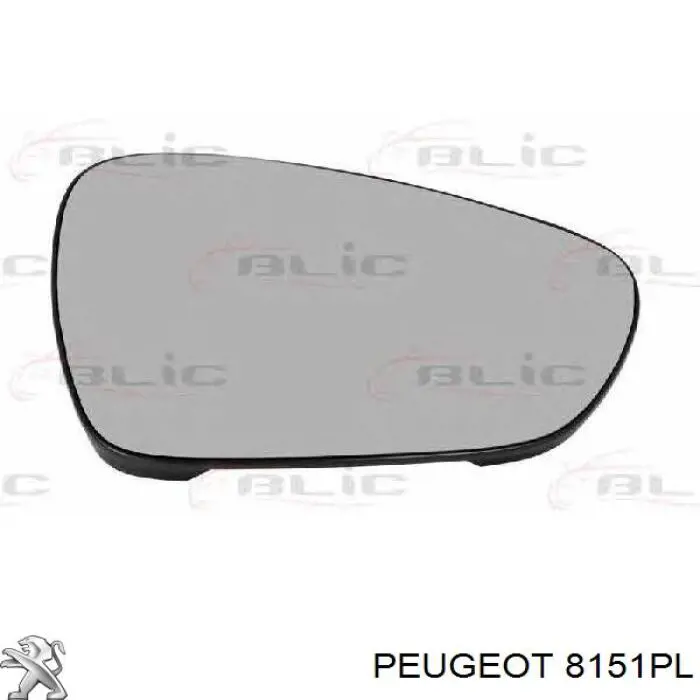 Wkład lusterka wstecznego prawego Peugeot/Citroen 8151PL cena, od 23,09 USD