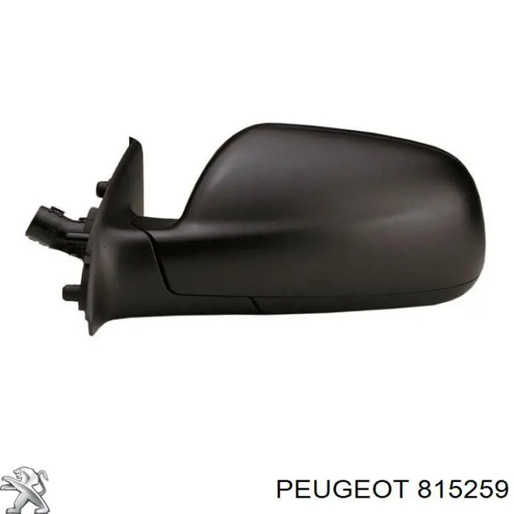 Do koszyka 815259 Peugeot/Citroen Nakładka (pokrywa) lusterka wstecznego lewa