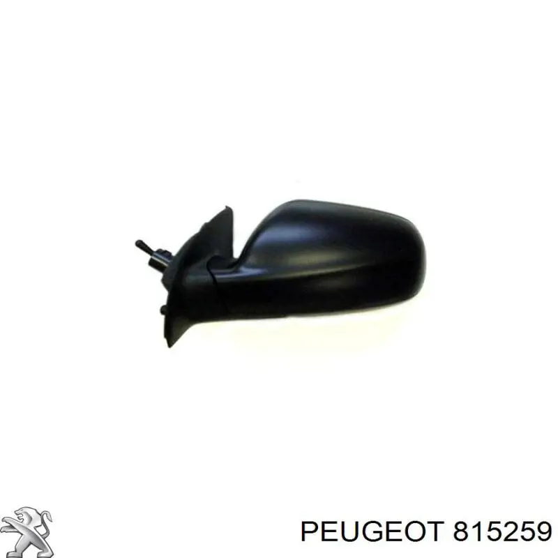 Do koszyka 815259 Peugeot/Citroen Nakładka (pokrywa) lusterka wstecznego lewa