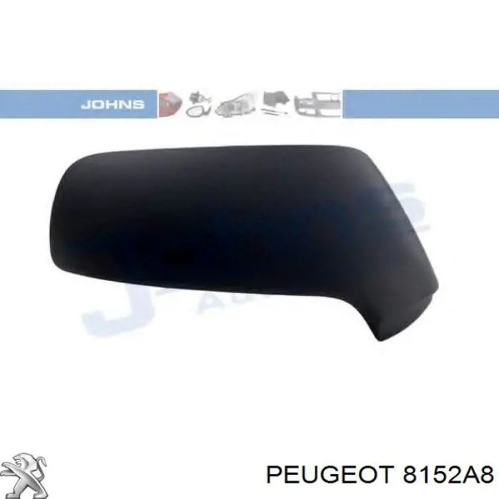 Do koszyka 8152A8 Peugeot/Citroen Nakładka (pokrywa) lusterka wstecznego lewa