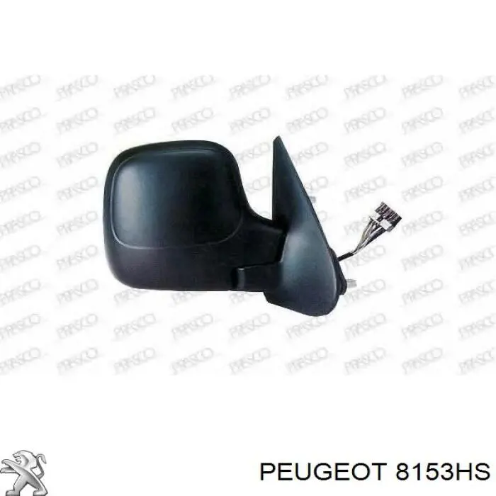 8153HS Peugeot/Citroen Lusterko wsteczne prawe