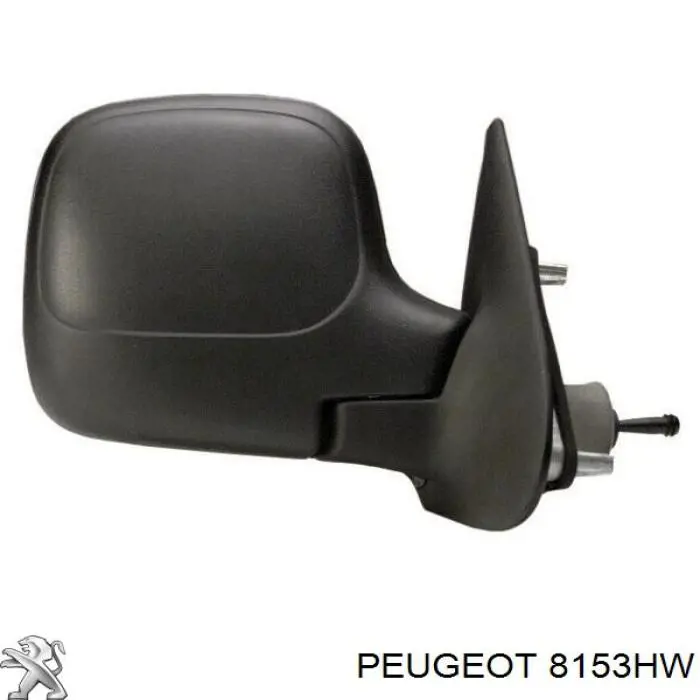 Do koszyka 8153HW Peugeot/Citroen Lusterko wsteczne prawe
