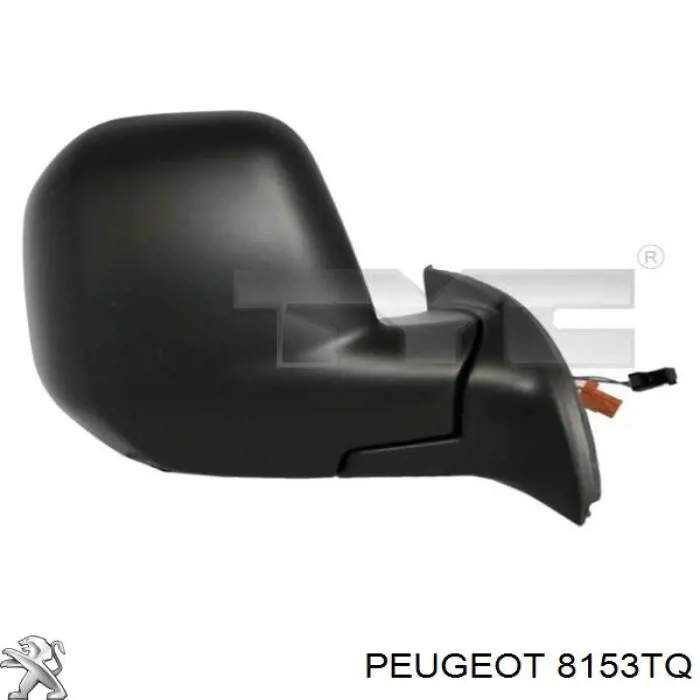 8153TQ Peugeot/Citroen Lusterko wsteczne prawe