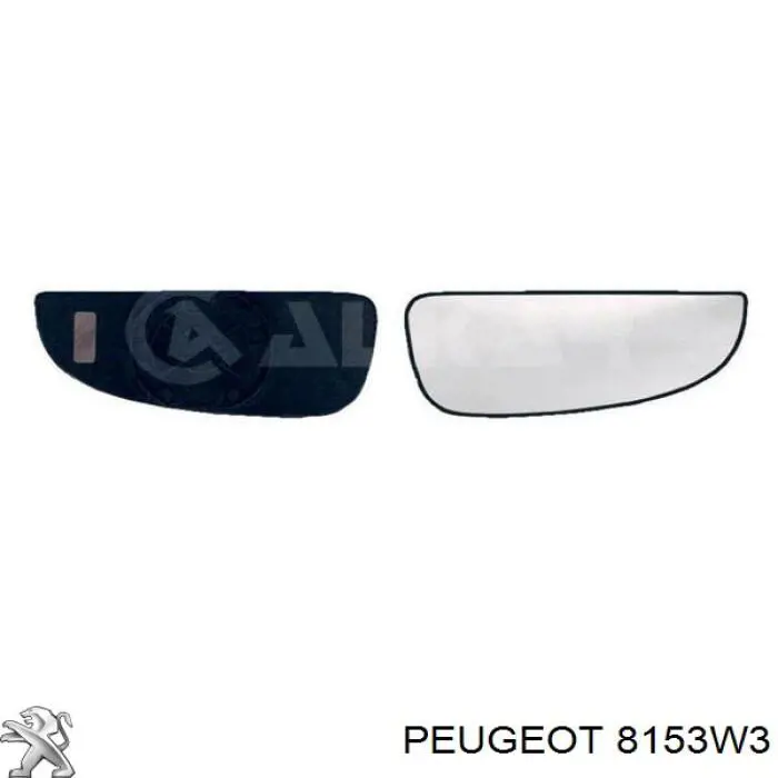 Lusterko wsteczne prawe 8153W3 Peugeot/Citroen