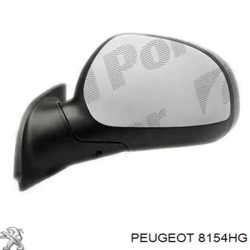 23155210E Polcar Lusterko wsteczne prawe