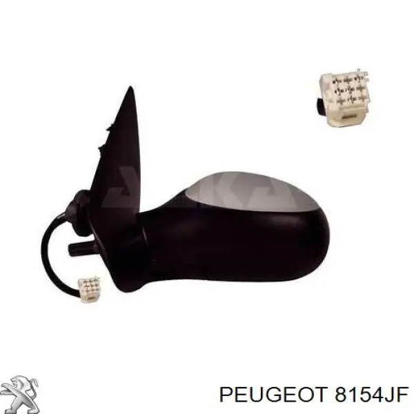 Do koszyka 8154JF Peugeot/Citroen Lusterko wsteczne prawe