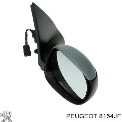 Do koszyka 8154JF Peugeot/Citroen Lusterko wsteczne prawe