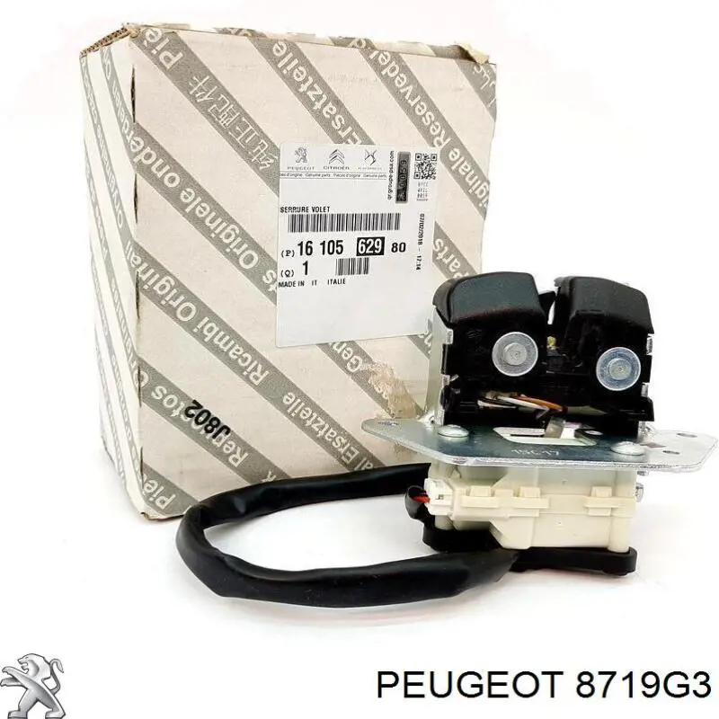 Zamek klapy bagażnika (3/5 drzwi tylnych) 51949047 Fiat/Alfa/Lancia