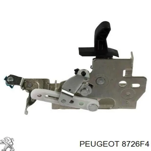 8726F4 Peugeot/Citroen Zamek drzwi tylnych prawych skrzydłowych