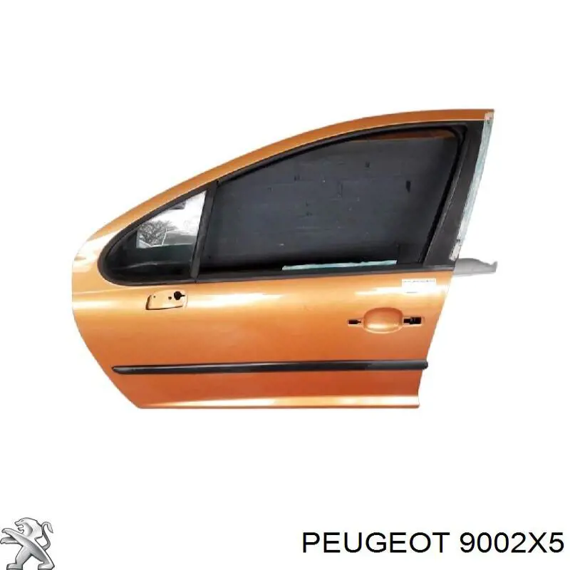  Drzwi przednie lewe Peugeot 207 