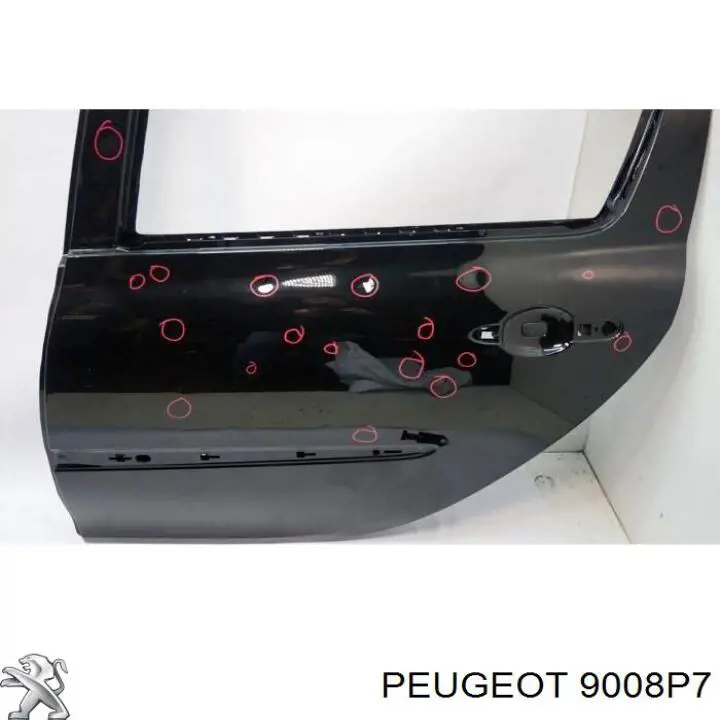 Drzwi tylne prawe Citroen C4 PICASSO I minivan (UD) (2006 - 2013) cena, od 232,65 USD
