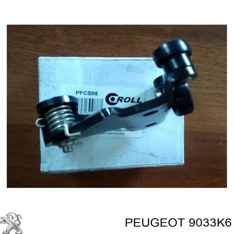 Do koszyka 9033K6 Peugeot/Citroen Rolka drzwi bocznych (przesuwnych) prawa środkowa