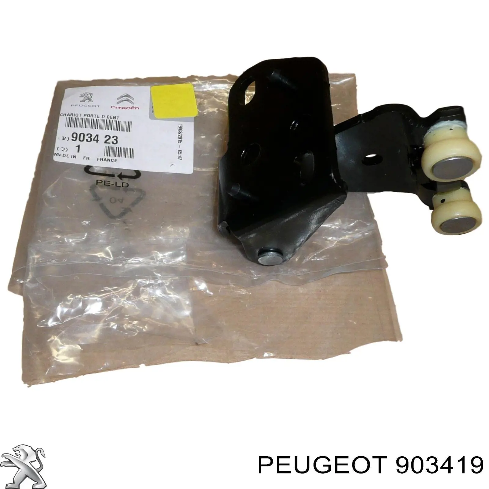 Rolka drzwi bocznych (przesuwnych) prawa górna Peugeot/Citroen 903419 cena, od 17,13 USD