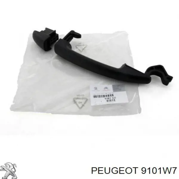 Do koszyka 9101W7 Peugeot/Citroen Klamka drzwi bocznych przesuwnych zewnętrzna