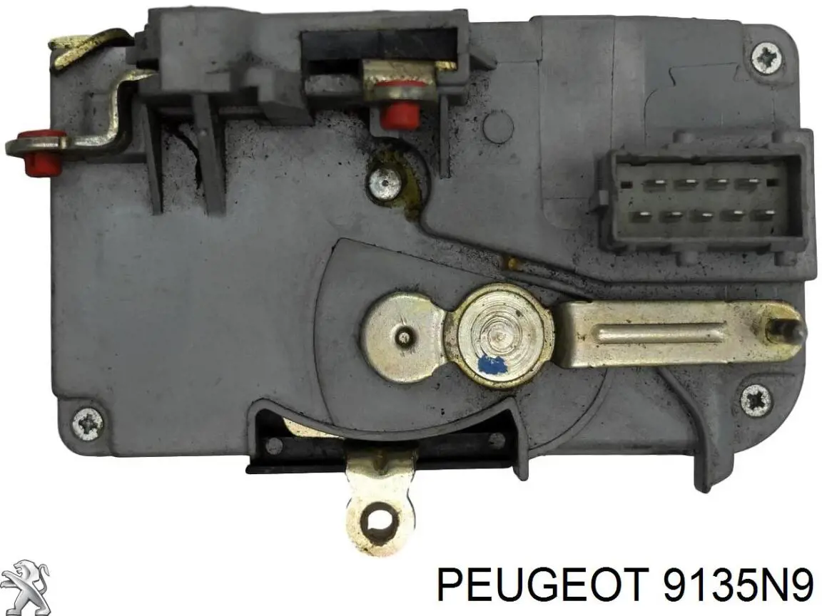 9135N9 Peugeot/Citroen Zamek drzwi przednich lewych