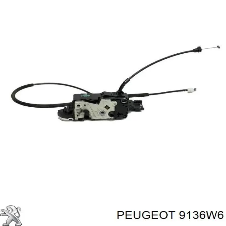 Zamek drzwi przednich prawych Peugeot/Citroen 9136W6 cena, od 81,72 USD