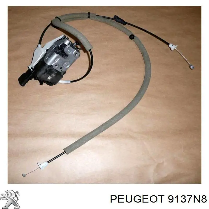 9137N8 Peugeot/Citroen Zamek drzwi bocznych przesuwnych
