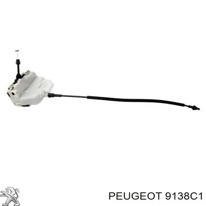 Zamek drzwi tylnych prawych do Citroen C3 I FC