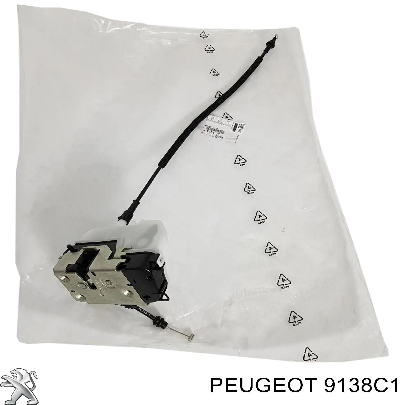 Zamek drzwi tylnych prawych Citroen C3 I hatchback (FC) (2002 - 2009) cena, od 89,43 USD