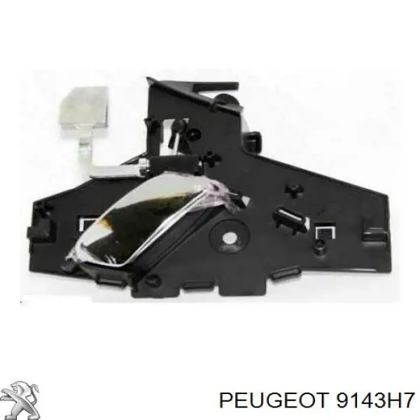 Do koszyka 9143H7 Peugeot/Citroen Klamka drzwi przednich wewnętrzna lewa