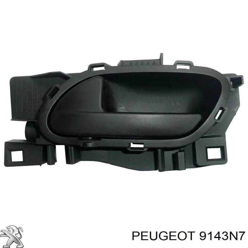 Klamka drzwi przednich wewnętrzna lewa Peugeot/Citroen 9143N7 cena, od 40,86 USD