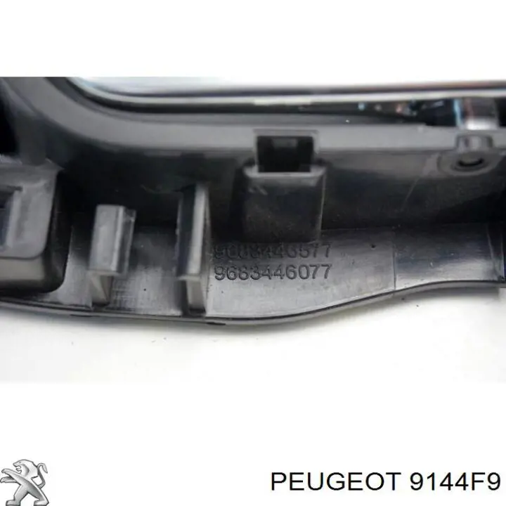 9144F9 Peugeot/Citroen Klamka drzwi prawych przednia/tylna wewnętrzna