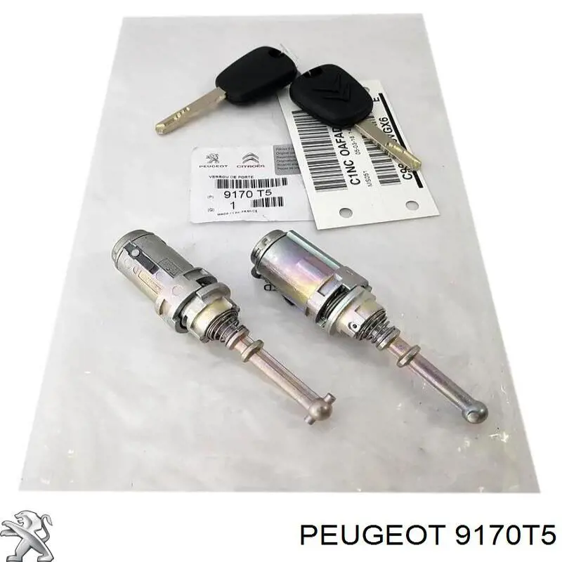 Wkładka zamka drzwi przednich Peugeot/Citroen 9170T5 cena, od 57,94 USD