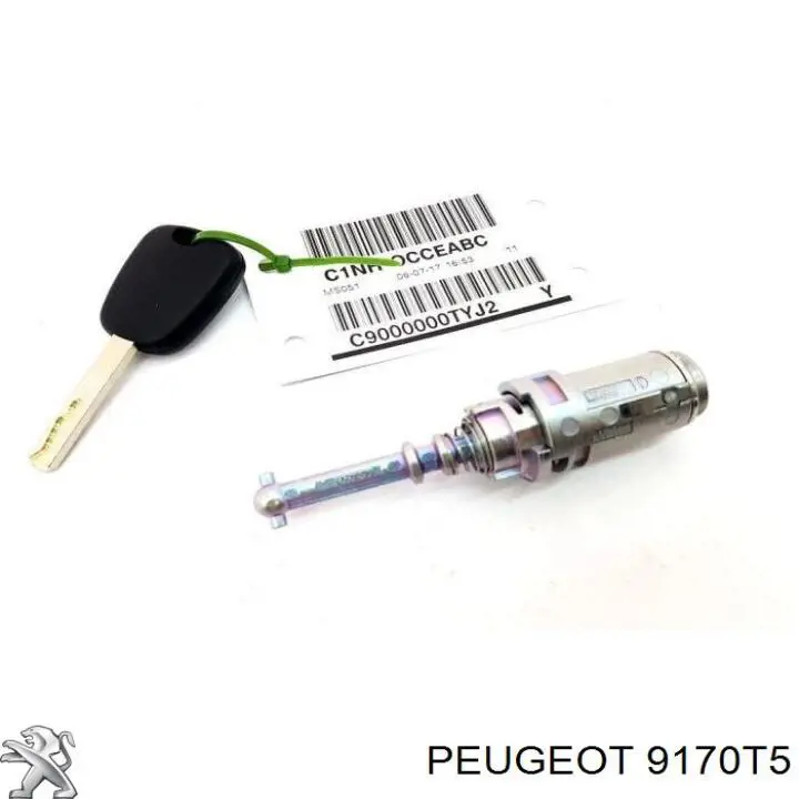 Do koszyka 9170T5 Peugeot/Citroen Wkładka zamka drzwi przednich