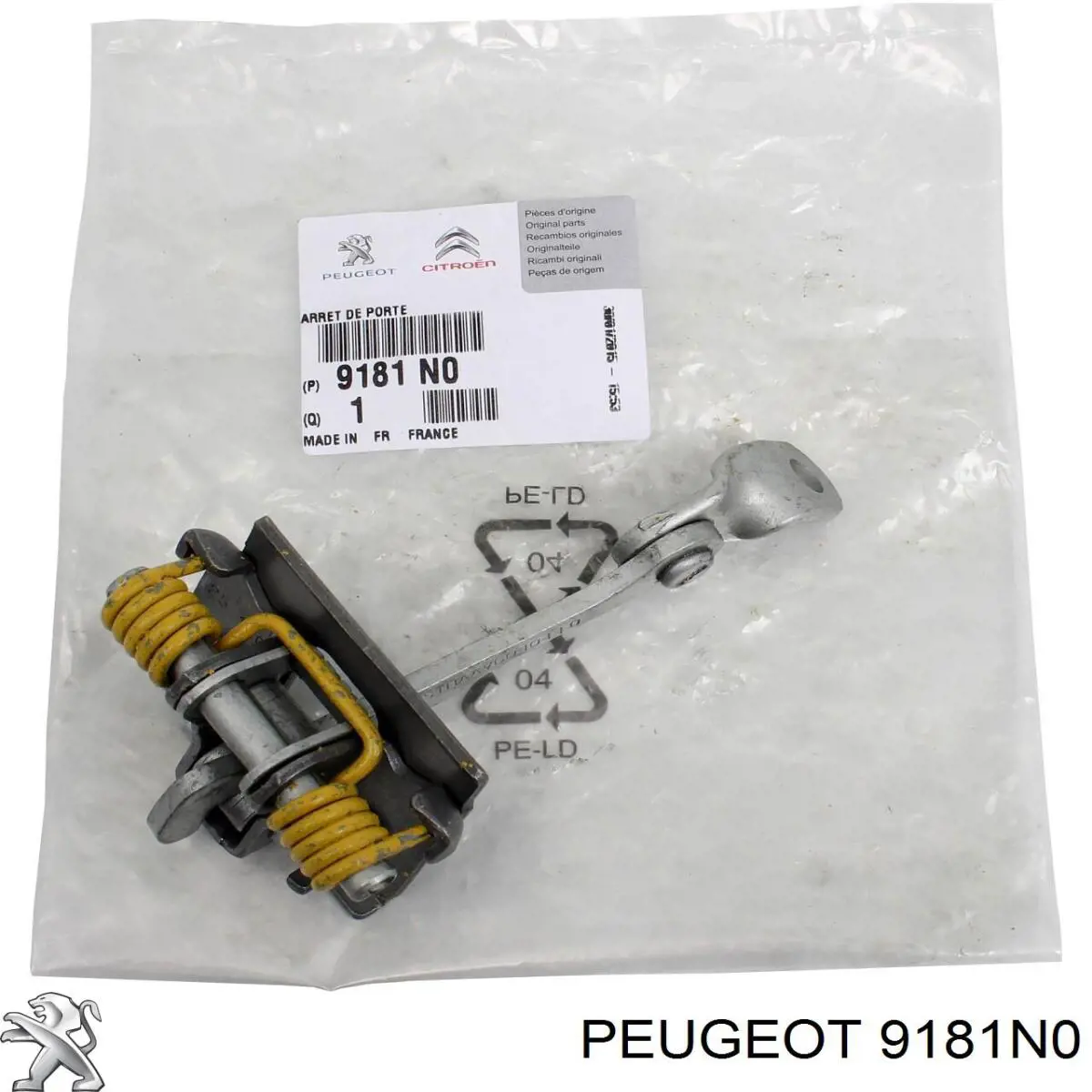 9181N0 Peugeot/Citroen Ogranicznik drzwi przedni