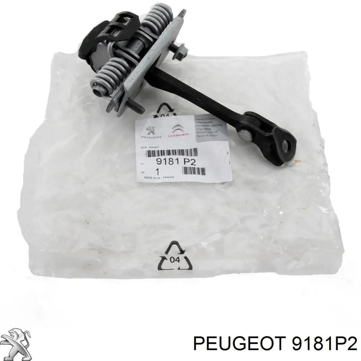 Ogranicznik drzwi przedni Peugeot/Citroen 9181P2 cena, od 26,74 USD
