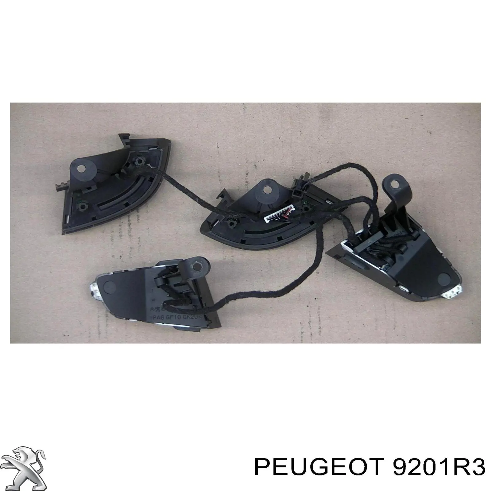 9201R3 Peugeot/Citroen Lufcik drzwi przednich lewych