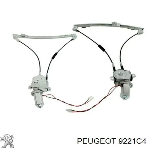 Do koszyka 9221C4 Peugeot/Citroen Mechanizm podnoszenia szyby drzwi przednich lewych