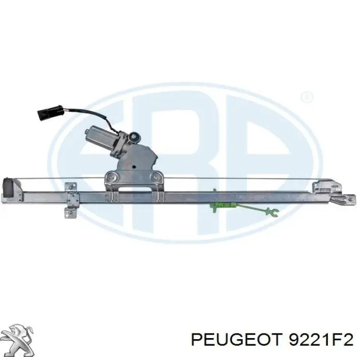 9221F2 Peugeot/Citroen mechanizm podnoszenia szyby drzwi przednich lewych