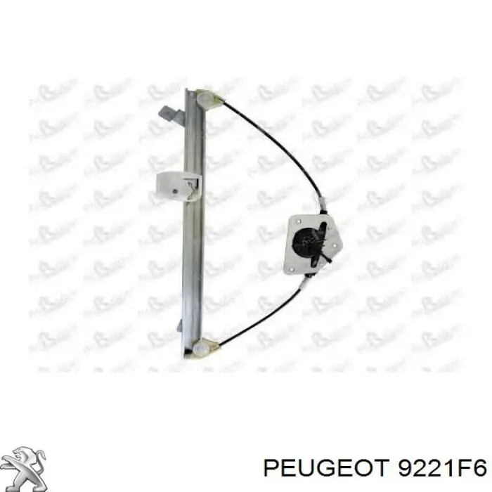 Mechanizm podnoszenia szyby drzwi przednich lewych Peugeot/Citroen 9221F6 cena, od 57,53 USD
