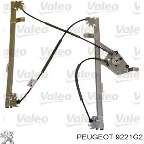 Mechanizm podnoszenia szyby drzwi przednich lewych Peugeot/Citroen 9221G2 cena, od 60,46 USD