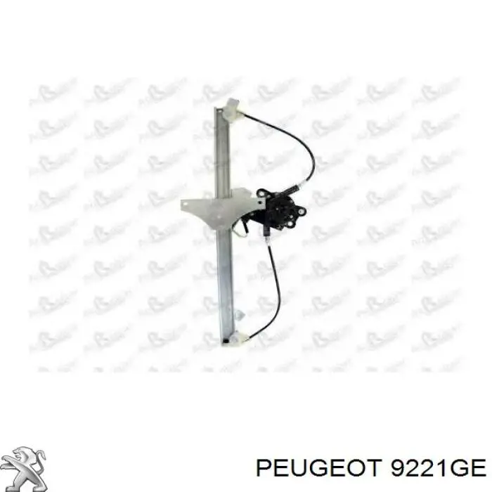 Mechanizm podnoszenia szyby drzwi przednich lewych Peugeot/Citroen 9221GE cena, od 40,10 USD