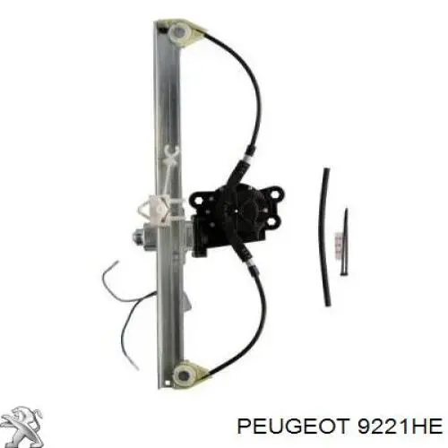 9221HE Peugeot/Citroen Mechanizm podnoszenia szyby drzwi przednich lewych